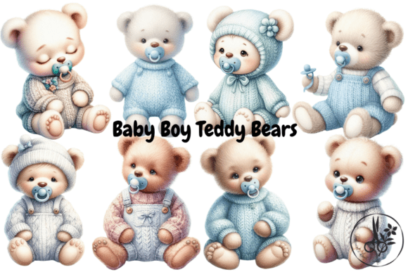 Baby Boy Teddy Bears Clipart Guide