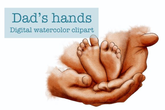 Capturing Connection: Creative Ways to Use Dads Hand Clipart and Baby Feet in Your Projects