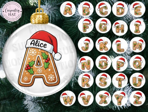 Gingerbread Alphabet Ornament PNG: A Guide to Personalized Holiday Crafting