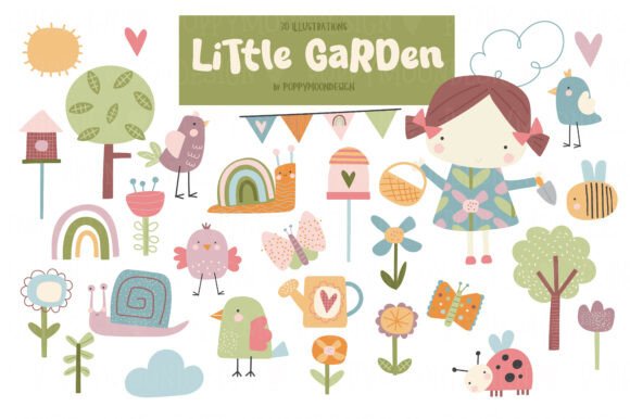 Little Garden Clipart Set: Creative Guide
