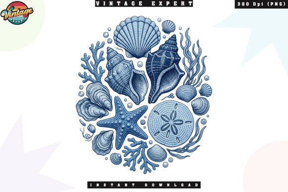 Unlocking Coastal Creativity: A Guide to Using Vintage Seashell PNGs in Modern Design