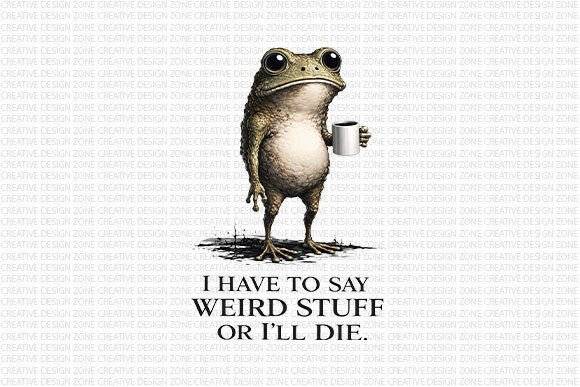 Weird Stuff Frog PNG: Strategic Humor for Modern Brand Positioning
